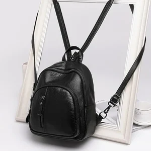 1PC Anti-theft Soft  Leather Mini Travel Bag